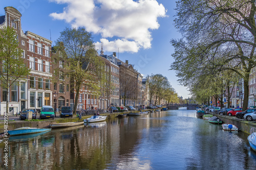 View of Amsterdam canal  Netherlands