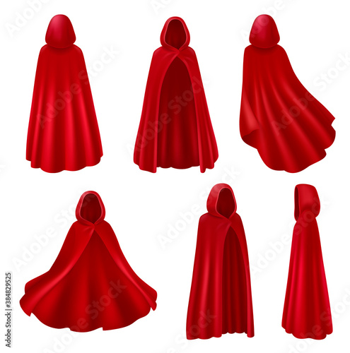 Realistic Red Mantles Collection