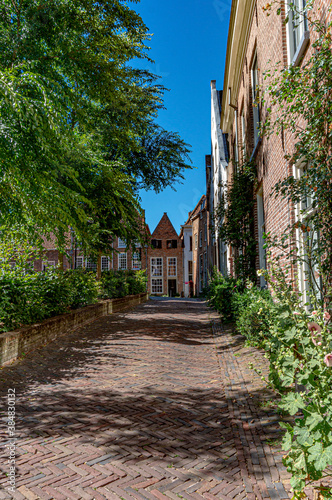  Traditional buildings in Deventer in the city center