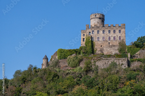 Pyrmont Castle on a mountain in Roes photo