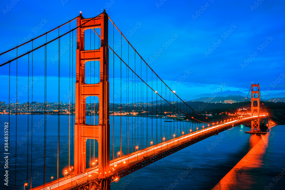 Famous Golden Gate Bridge