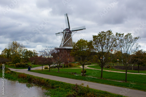 Holland, Michigan/USA: windmill De Zwaan in Windmill Island Gardens photo