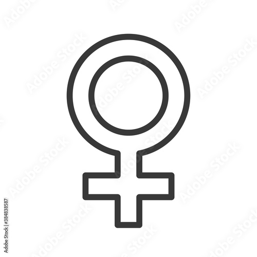 Women Symbol. Female Sign. Vector Icon.