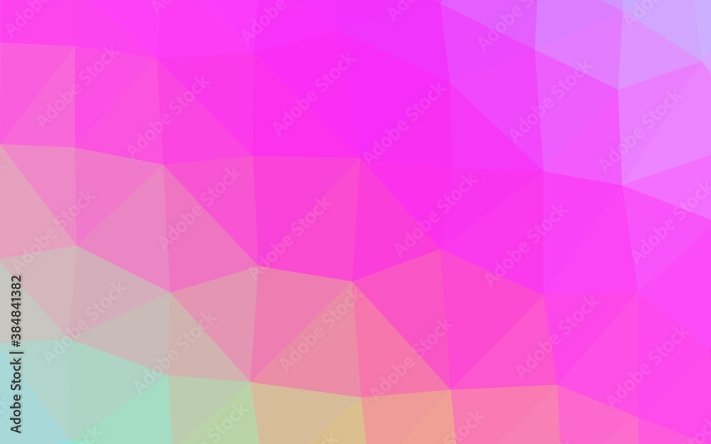 Light Pink vector polygon abstract backdrop. Light Pink vector polygon abstract backdrop.