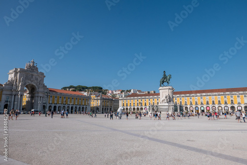 discovery of the city of Lisbon in Portugal. Romantic weekend in Europe.