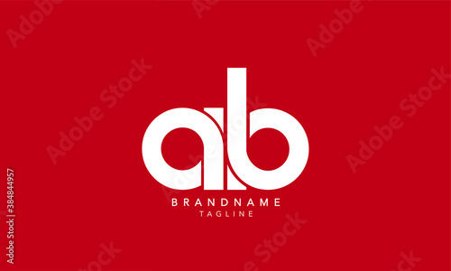 Alphabet letters Initials Monogram logo AB, BA, A and B