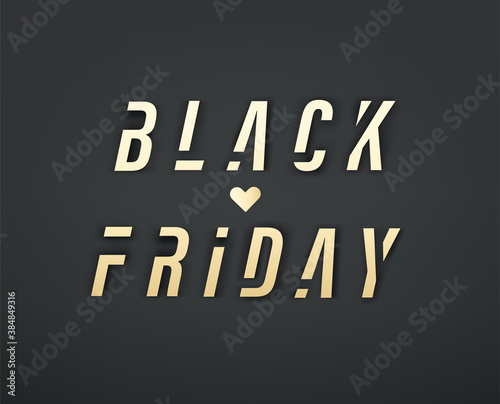 Black friday sale special offer vector banner