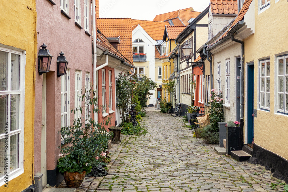 Ταπετσαρία Houses in the old town of Aalborg