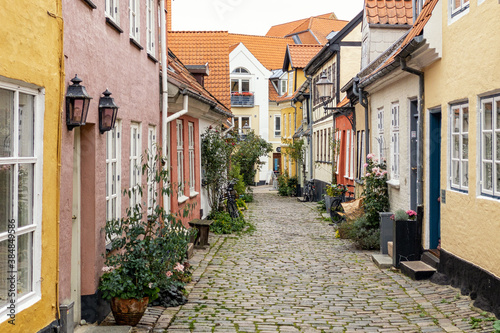 Konstfotografi Houses in the old town of Aalborg