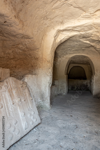 The Lulavim Cave at Bet She'arim Narional Park in Kiryat Tivon, Israel photo