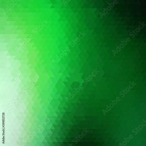 Green triangular background. Geometric design element. eps 10