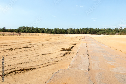 afforestation of the former sand mine