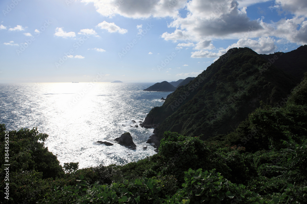 経ケ岬灯台からの風景