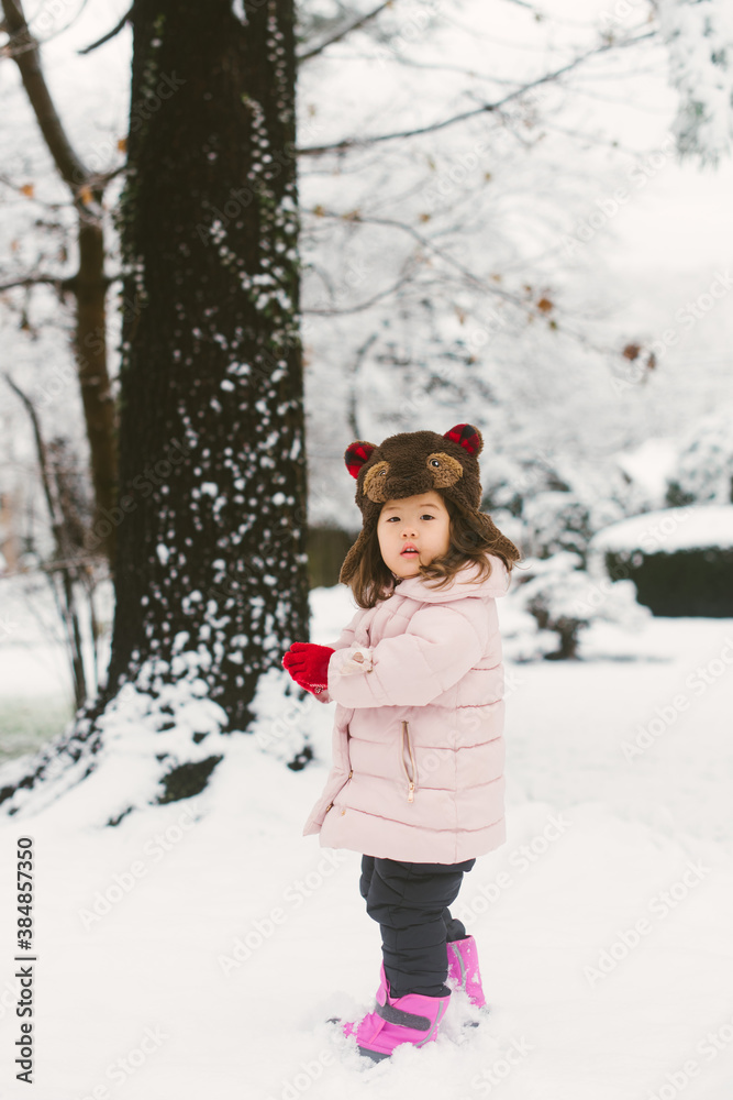 Child in the snow Child in the snow