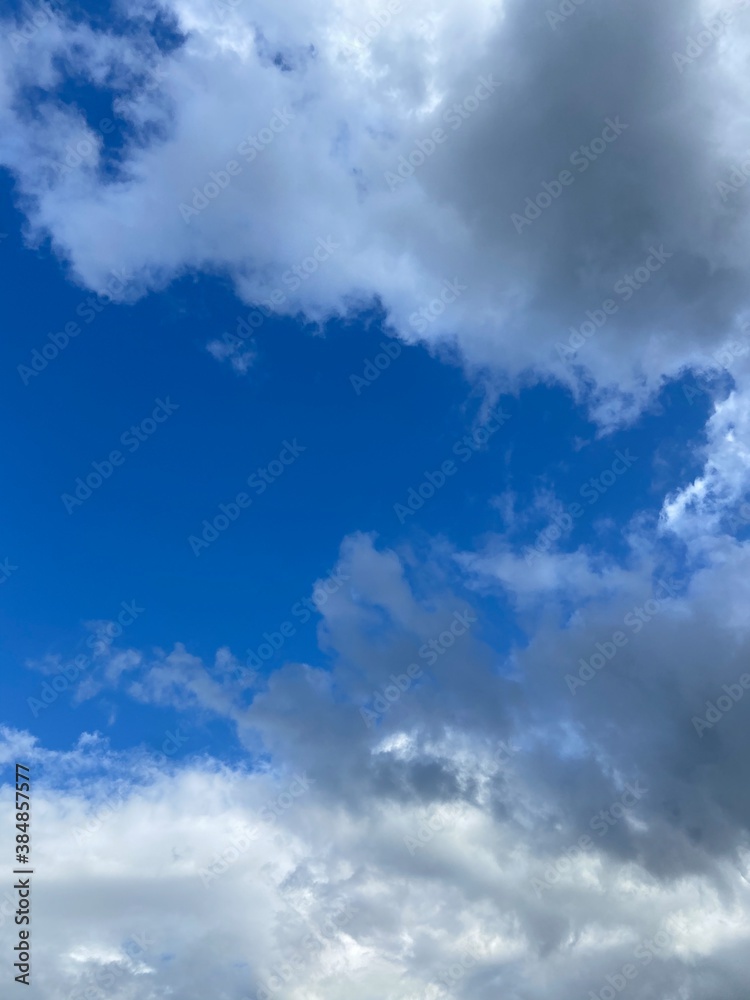 Obraz premium blue sky with clouds