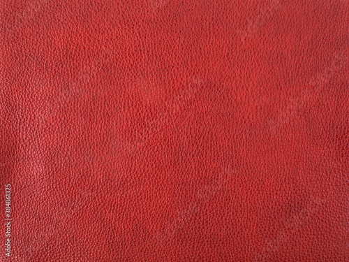 Red cattle leather texture background