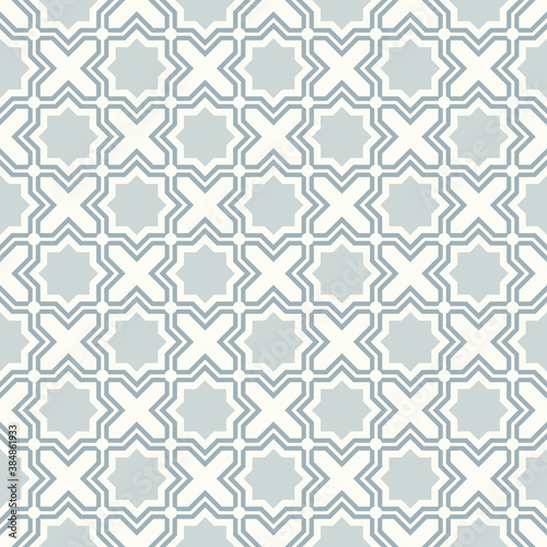 Arabic geometry  Tangled Moroccan Pattern  seamless vector background.