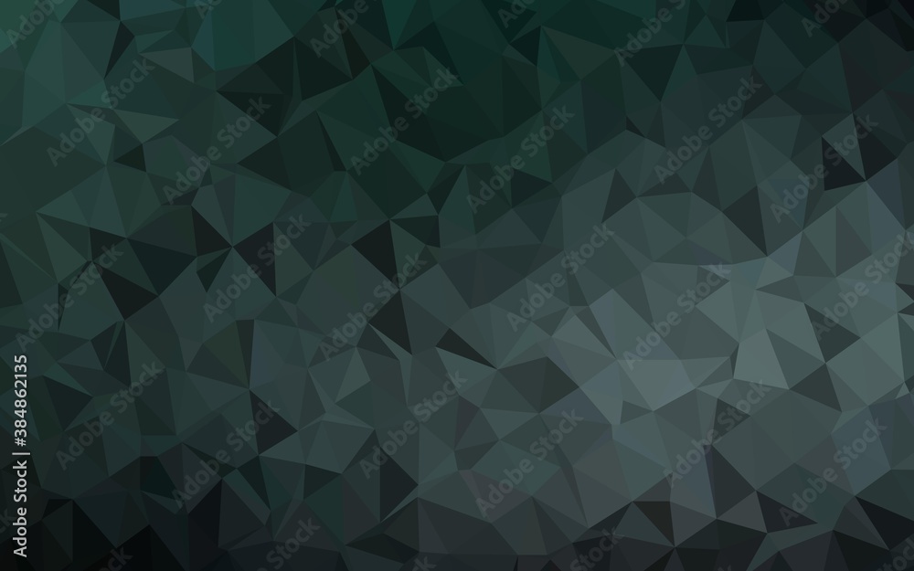 Dark Black vector polygonal background. Dark Black vector polygonal background.