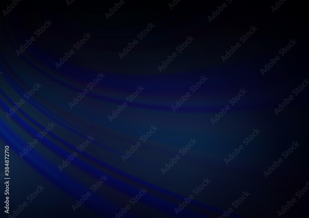 Fototapeta premium Dark BLUE vector modern elegant background.
