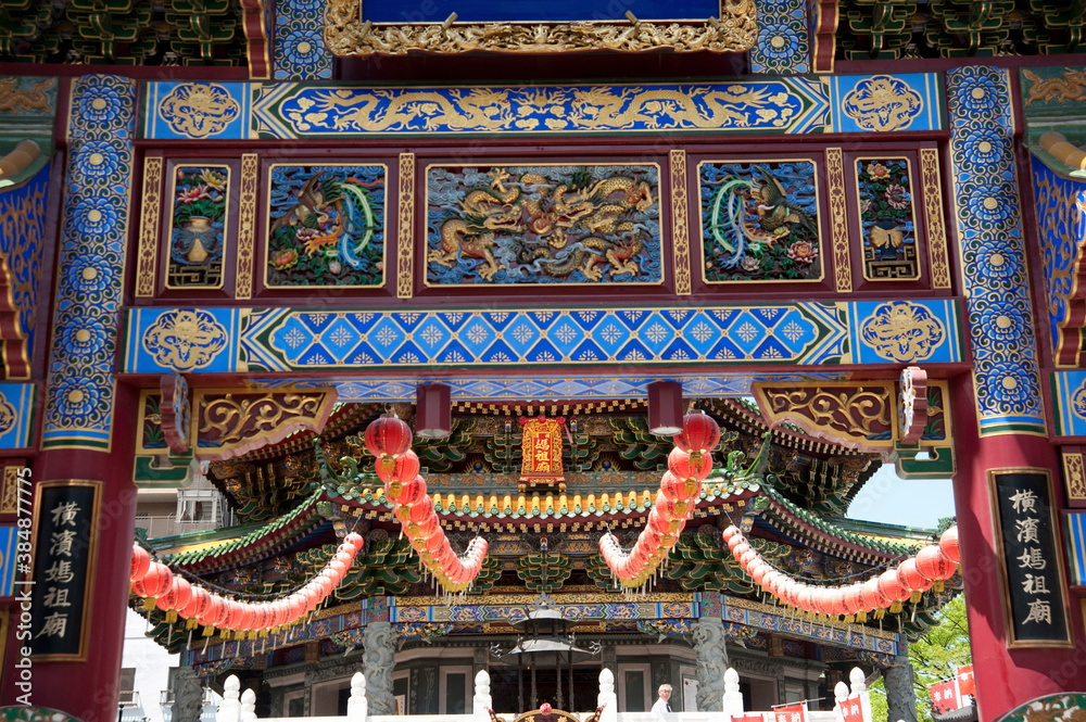 Obraz premium 横浜中華街 媽姐廟