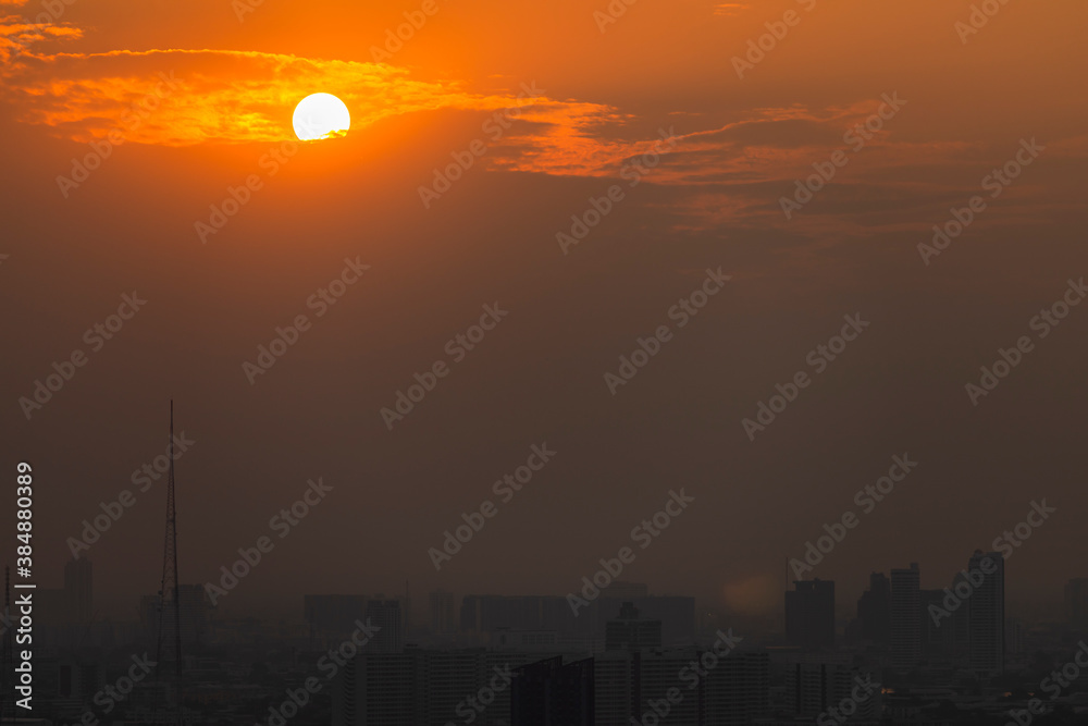 golden orange clouds at sunset background golden orange clouds at sunset background
