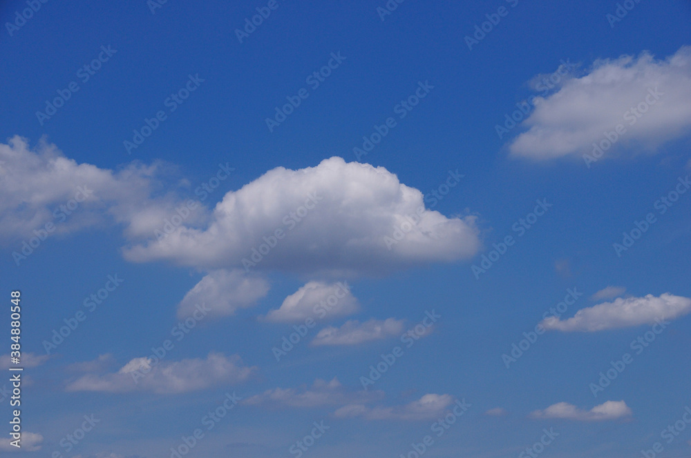青空と白い雲 青空と白い雲