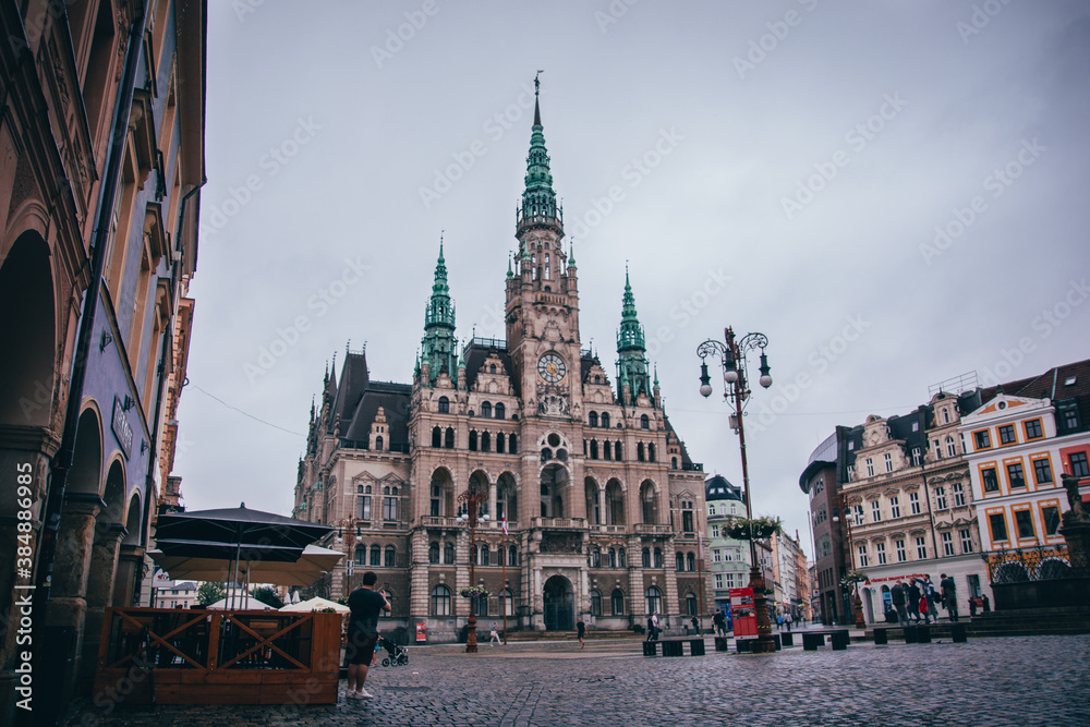 Fototapeta premium A Historical Town Building