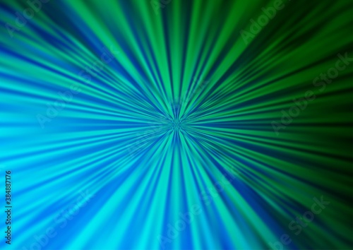 Light Blue, Green vector bokeh pattern.