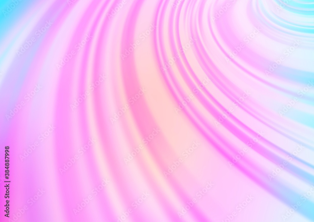 Obraz premium Light Pink, Blue vector glossy abstract background.