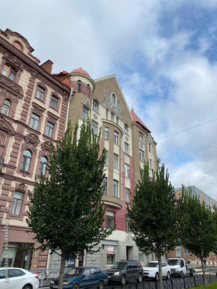 Fototapeta premium houses in the city