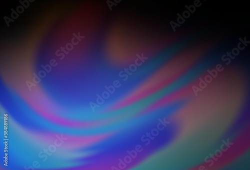 Dark Blue, Red vector blurred template.