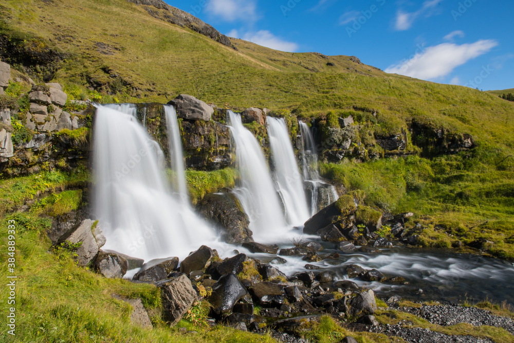 Fototapeta premium Gluggafoss waterfall in Fljotshlid in south Iceland