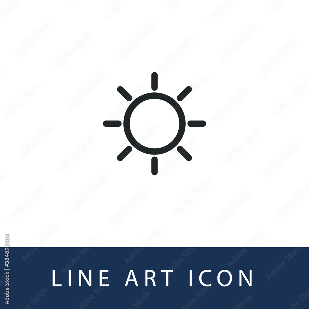 Sunny Weather Illustration Single Icon Design Vector EPS 10 Sunny Weather Illustration Single Icon Design Vector EPS 10