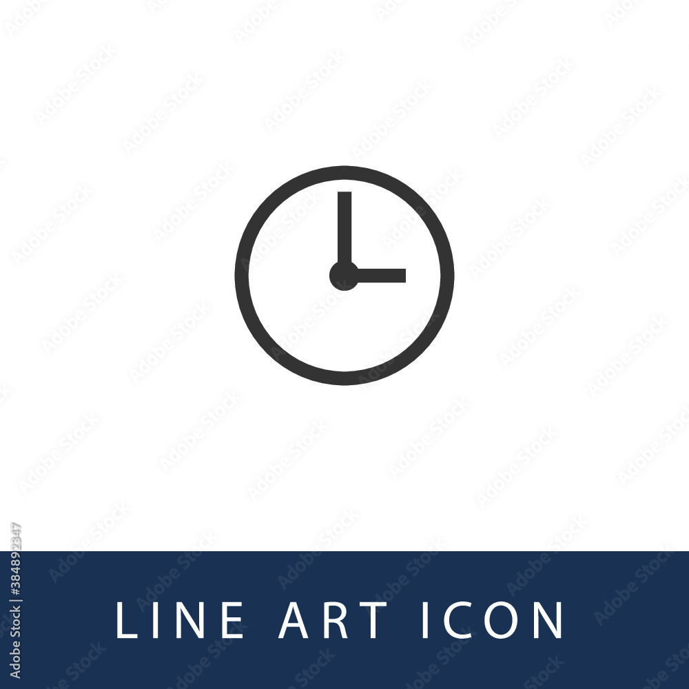 Time Or Clock Illustration Single Icon Design Vector EPS 10 Time Or Clock Illustration Single Icon Design Vector EPS 10