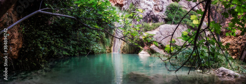 Turquoise pond