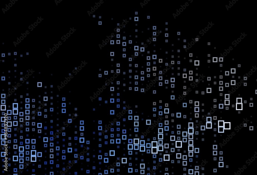 Dark BLUE vector template with rhombus. Dark BLUE vector template with rhombus.