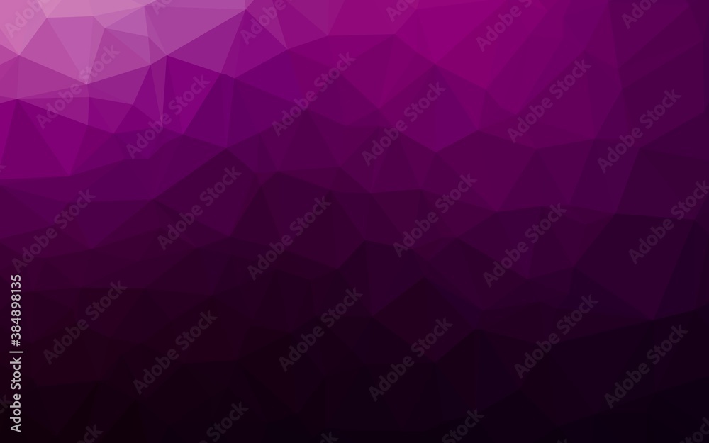 Dark Purple vector polygonal background. Dark Purple vector polygonal background.