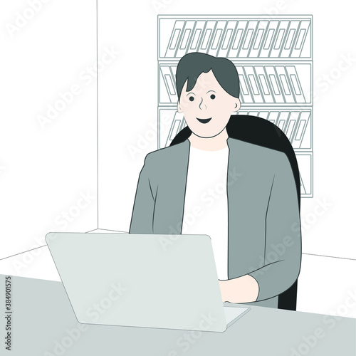 Working time in the office