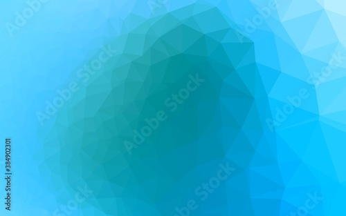 Light Blue, Green vector low poly texture.