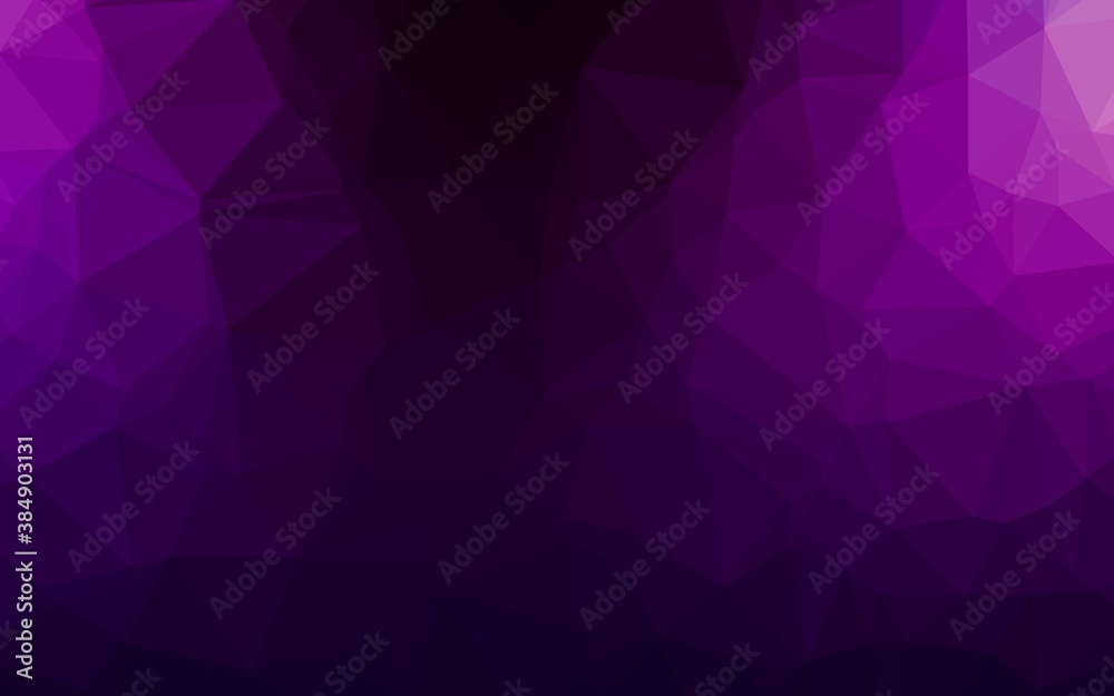 Dark Purple vector polygon abstract background. Dark Purple vector polygon abstract background.