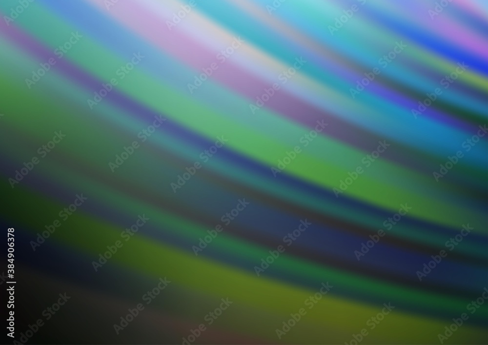 Light BLUE vector backdrop with long lines. Light BLUE vector backdrop with long lines.