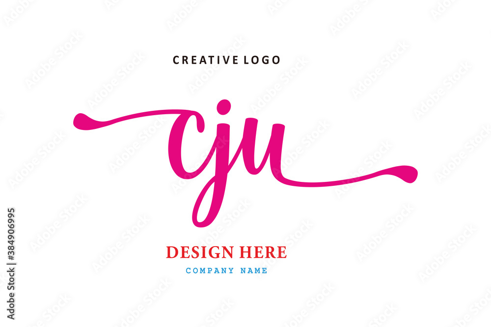 simple CJU letter arrangement logo is easy to understand, simple and authoritative simple CJU letter arrangement logo is easy to understand, simple and authoritative