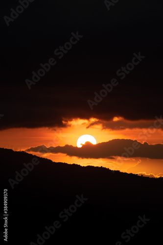 puesta de sol