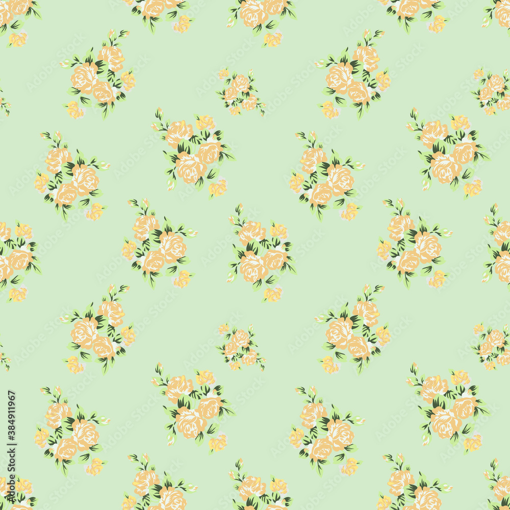 seamless flowers pattern on background seamless flowers pattern on background