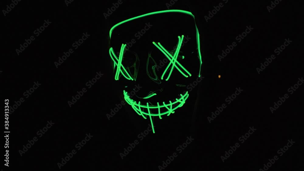 general shot traveling halloween mask with green led lights running chasing harassing killing scary dark scary the purge with red light violent night sequestration halloween party general shot traveling halloween mask with green led lights running chasing harassing killing scary dark scary the purge with red light violent night sequestration halloween party