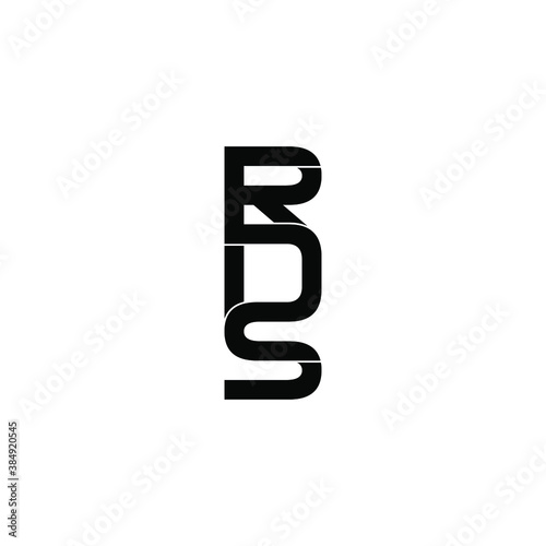 rds letter original monogram logo design