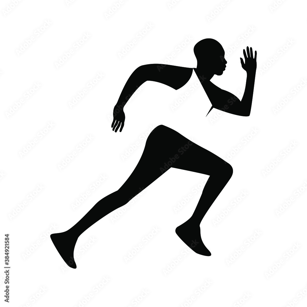 man fast run icon, rush icon. vector illustration on white background. eps 10 man fast run icon, rush icon. vector illustration on white background. eps 10