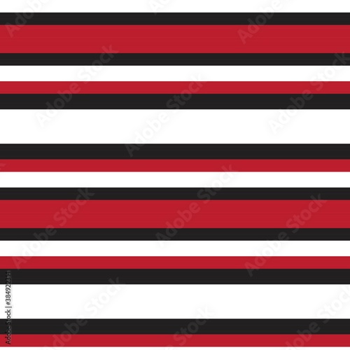 Red Stripe seamless pattern background in horizontal style