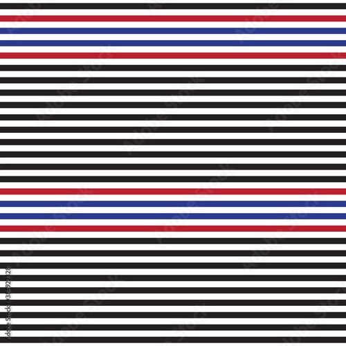 Red Stripe seamless pattern background in horizontal style