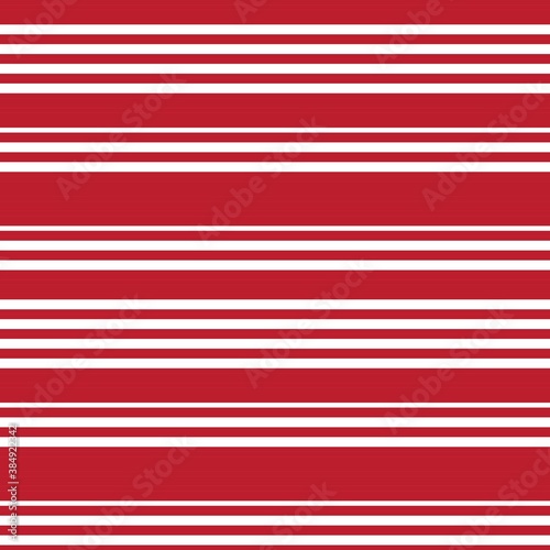 Red Stripe seamless pattern background in horizontal style